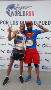 Superman, y el de azul